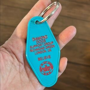Ted lasso Diamond dogs support group Keychain NEW handmade